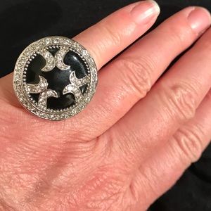 Eclectic sterling silver ring